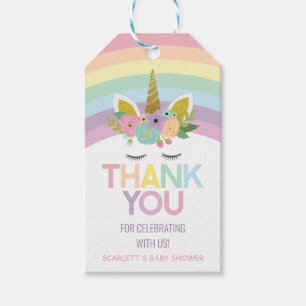Magischer Tag Unicorn Rainbows Baby Dusche Gefalle Geschenkanhänger