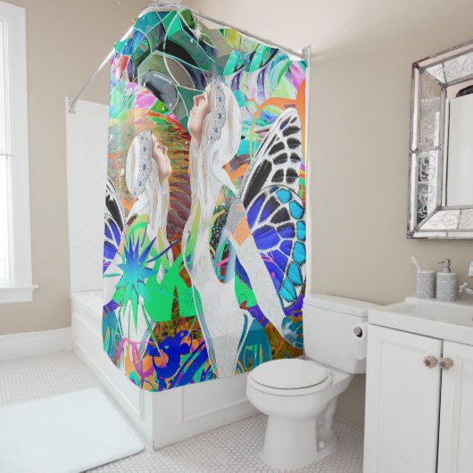 Magischer Tanzduschvorhang Duschvorhang (Beispiel)