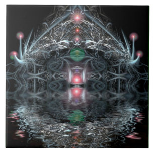 Magischer Tempel Visionäre Keramik Fliese