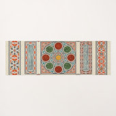 Magischer Teppich Vintages arabisches geometrische Yogamatte (Rückseite (Horizontal))