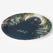 Magischer Traum Mystical Stars Moon Brautparty Pappteller (Schrägansicht)