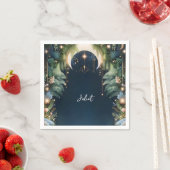 Magischer Traum Mystical Stars Moon Brautparty Serviette (Beispiel)