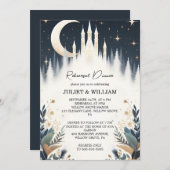 Magischer Traum Mystische Sterne Probe Abendessen Einladung (Vorne/Hinten)