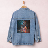 Magischer Traumfänger-Denim-Jacke - Boho-Chic Jeansjacke (Hangar)