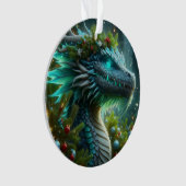 Magischer Türkischer Weihnachtsdrache Ornament (Vorderseite)