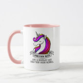 Magischer Unicorn-Ehefrau-Frauen Tasse (Links)