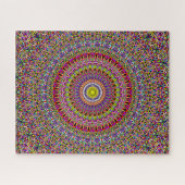 Magischer verzierter GartenMandala Puzzle (Horizontal)
