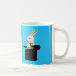magischer Vintage-Toppenhut Kaninchen Kaffeetasse