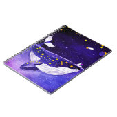 Magischer Wal: Dunkle Ozeannacht Notizblock (Linke Seite)