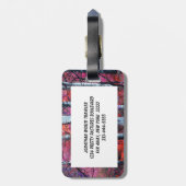 Magischer Wald Gepäckanhänger (Rückseite vertikal)