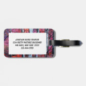 Magischer Wald Gepäckanhänger (Rückseite horizontal)