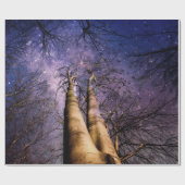 Magischer Wald Geschenkpapier (Flach)