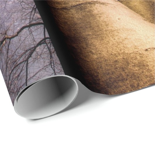 Magischer Wald Geschenkpapier (Rolleneckpunkt)