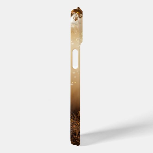 Magischer Wald mit Lichtern Case-Mate iPhone Hülle (Rückseite / Rechts)