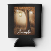 Magischer Wald mit Lichtern Dosenkühler (Vorderseite)