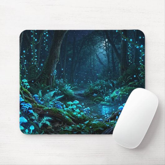 Magischer Wald Mousepad (Mit Mouse)
