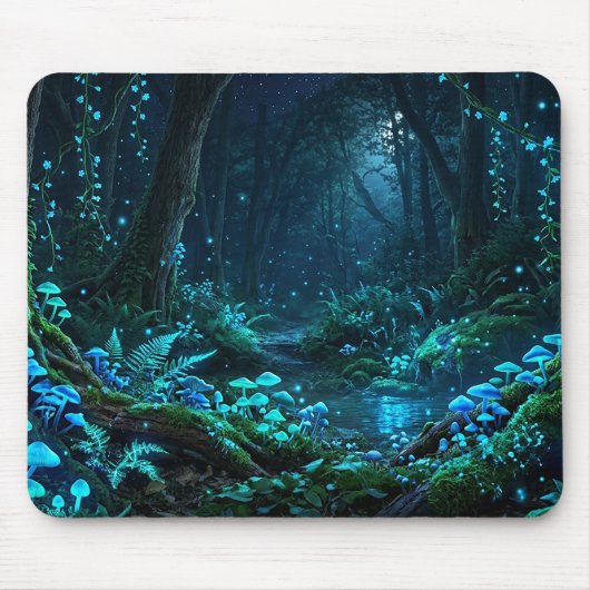 Magischer Wald Mousepad (Vorne)