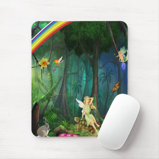Magischer Wald Mousepad (Mit Mouse)