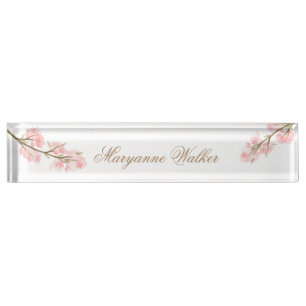 Magischer Wald Personalisiertes Schreibtisch-Nam Namensplakette