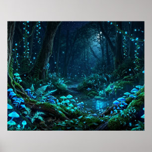 Magischer Wald Poster