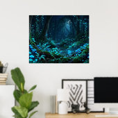 Magischer Wald Poster (Heimbüro)