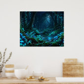 Magischer Wald Poster (Küche)