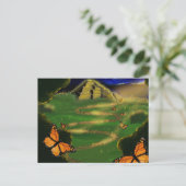 Magischer Wald Postkarte (Stehend Vorderseite)