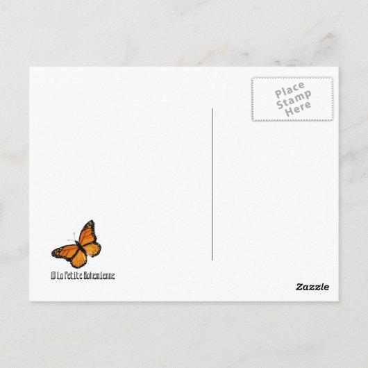 Magischer Wald Postkarte (Rückseite)