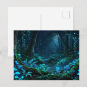 Magischer Wald Postkarte (Vorne/Hinten)
