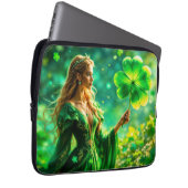 Magischer Wald St Patrick Tag Naturmärchen Kunst Laptopschutzhülle (Vorne Rechts)