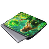 Magischer Wald St Patrick Tag Naturmärchen Kunst Laptopschutzhülle (Vorne Knopf)