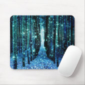 Magischer Wald Türkis Aquamarin Mousepad (Mit Mouse)