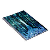 Magischer Wald Türkis Aquamarin Notizblock (Rechte Seite)