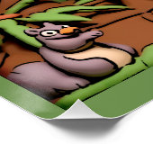 Magischer Wald - Waldtiere Poster (Ecke)