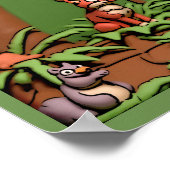 Magischer Wald - Waldtiere Poster (Ecke)