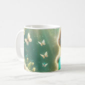 Magischer Waldkaninchen-Ei Kaffeetasse (Vorderseite Links)
