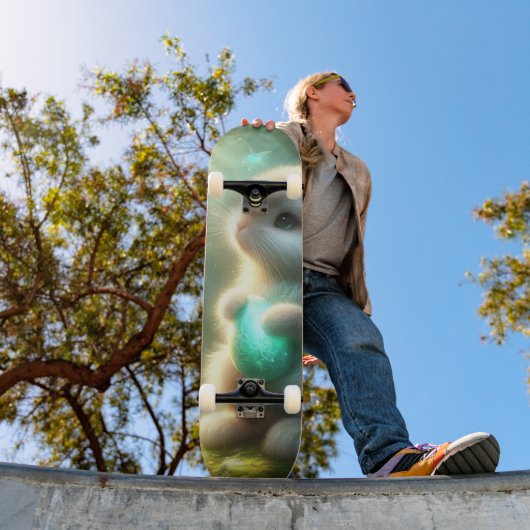 Magischer Waldkaninchen-Ei Skateboard (Außenbereich 1)