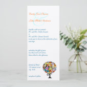 Magischer Waldkreis der Liebe Hochzeitseinladungen Einladung (Stehend Vorderseite)