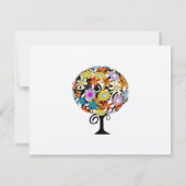 Magischer Waldkreis der Liebe Hochzeitseinladungen RSVP Karte (Rückseite)