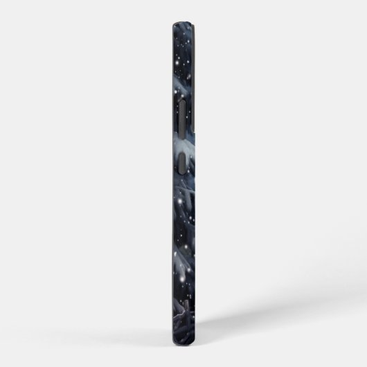 Magischer Waldschnee Winter Frohe Weihnachtsbaum Samsung Galaxy Hülle (Rechte Seite)