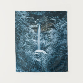 Magischer Wasserfall Peričnik in Mojstrana, Slowen Wandteppich