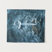 Magischer Wasserfall Peričnik in Mojstrana, Slowen Wandteppich (Vorderseite (Horizontal))