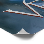 Magischer Wasserfarbkanal Venedig Poster (Ecke)