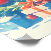 Magischer Weihnachts-Schneeball Poster (Ecke)