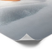 Magischer Weihnachtsabend mit Kätzchen von Bäumen Poster (Ecke)