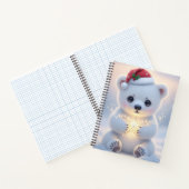Magischer Weihnachtsbär Notizblock (Innenseite)