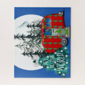 Magischer Weihnachtscamper Puzzle (Vertikal)