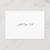 Magischer Weihnachtsgeist Treuekarte (Rückseite)