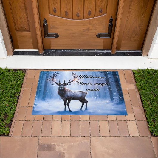Magischer Weihnachtsmann Fußmatte (Außenbereich)