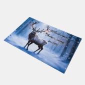 Magischer Weihnachtsmann Fußmatte (Schrägansicht)